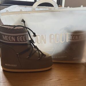Moon Boot Tan Snow Boots